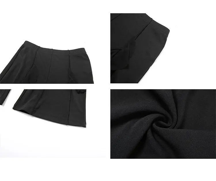 Women's high-waisted bootcut trousers, retro style, ruffled seams, with a sense of design, slimming trousers