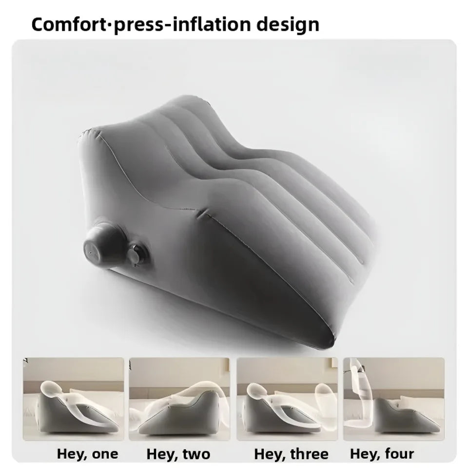 Lit gonflable oreiller de couchage coussin auxiliaire multifonctionnel Position sujet voyage Yoga coussin dossier artefact léger