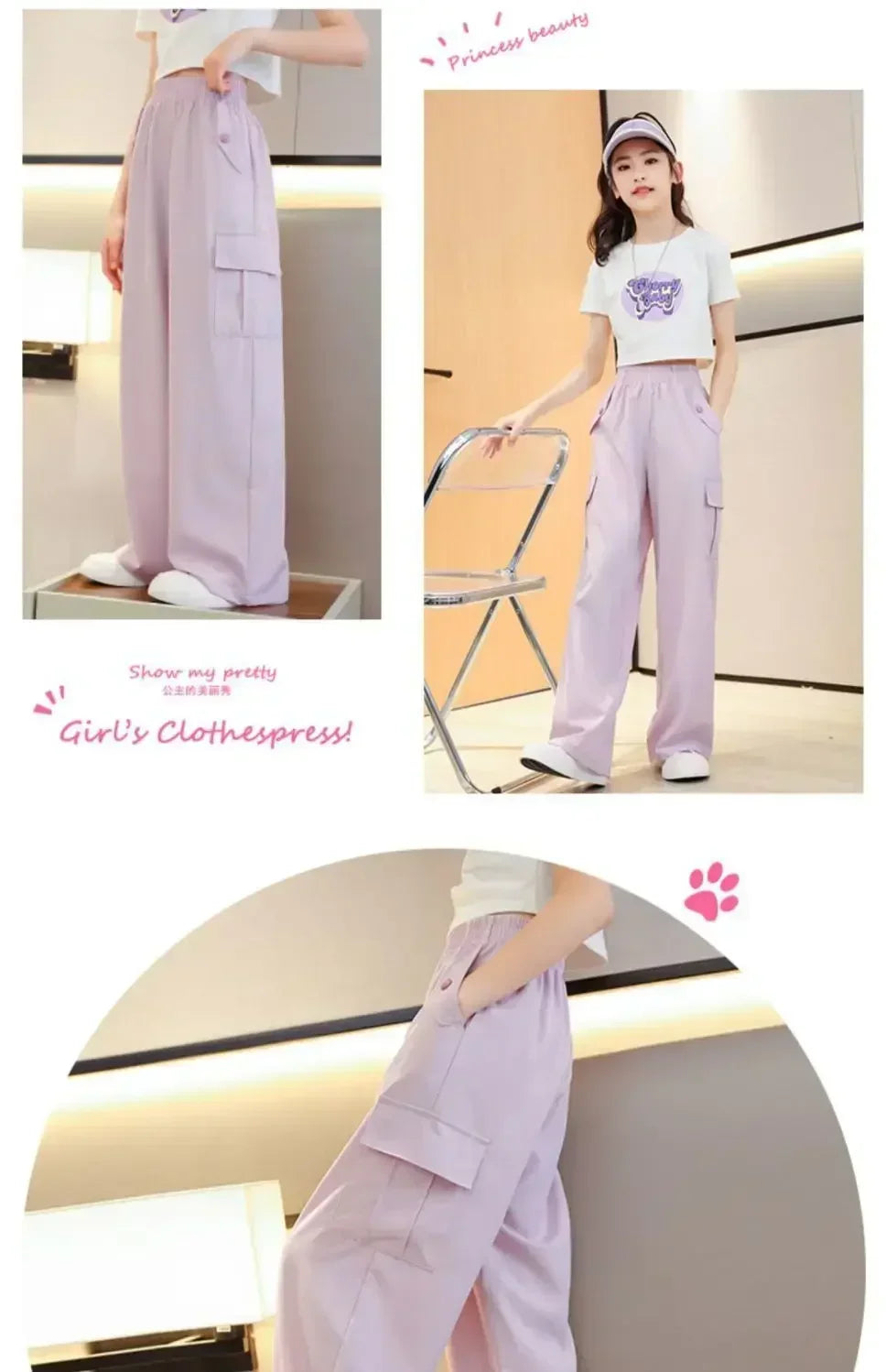 1 pièces filles vêtements pantalons filles à jambes larges enfants glace soie salopette nouveau anti-moustique pantalon sport Style vêtements porter à l'extérieur