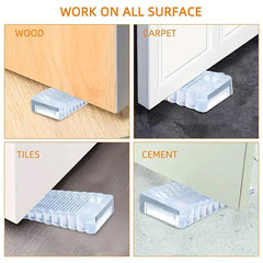 Butées de porte en silicone de sécurité, cales de nuit, butée de porte, maison, bureau, retenue arrière, arrêt anti-collision, 1 pièce