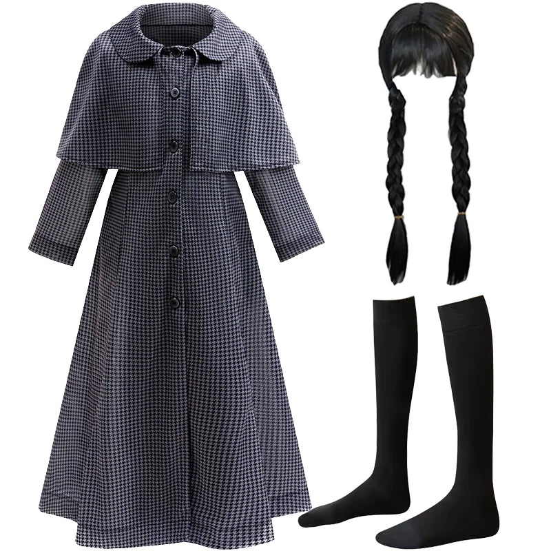 Robe de princesse pour filles, uniforme d'université élégant, costume de cosplay d'halloween pour filles de 4 à 12 ans, robe de bal de remise de diplôme, robes de fête pour filles