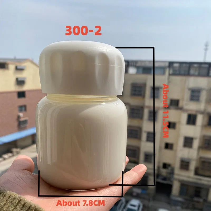 Bouteille d'Eau en Verre de Grande Capacité avec Couvercle Marqueur de Temps, pour Eau, Lait Transparent, Jus, Tasse Simple, Cadeau d'Anniversaire