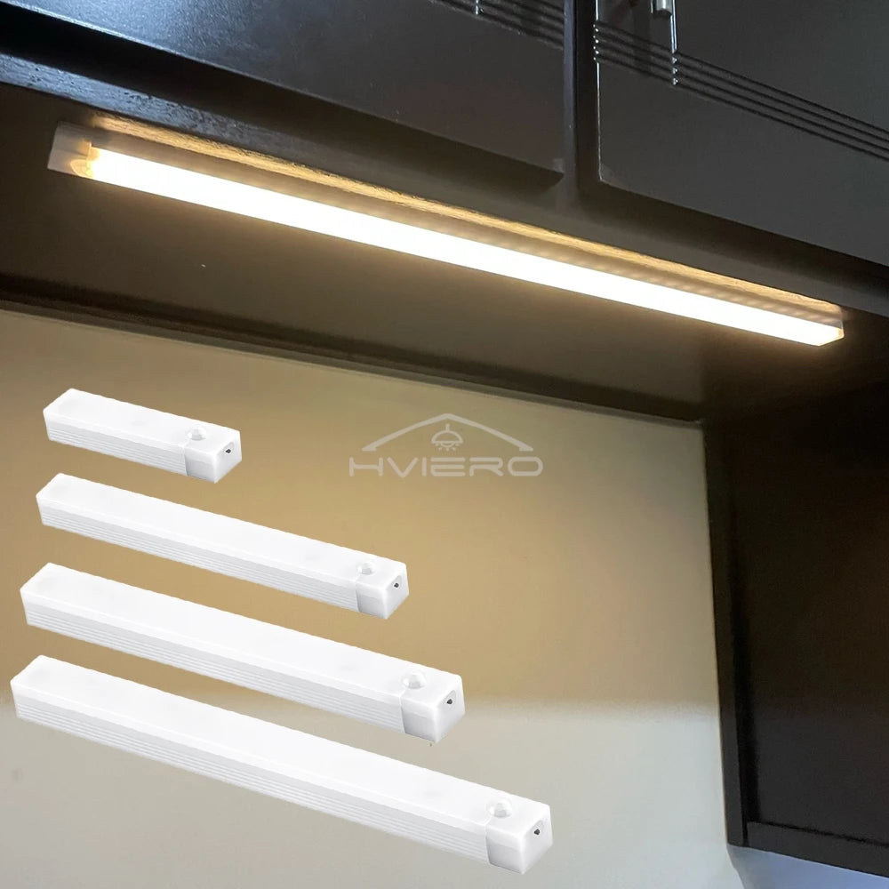 Motion Sensor Night Light, Wireless USB Rechargeable Magnetic LED Lamp for Wardrobe, Bedroom, Closet, Kitchen, Hallway, Tube Detector Bulb