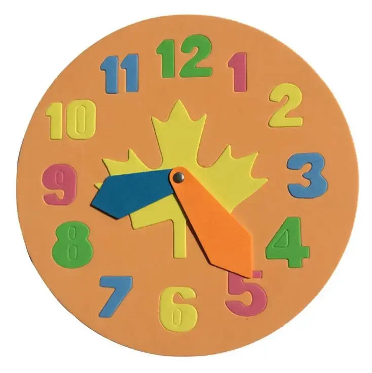 Jouet éducatif Montessori pour enfants, puzzle Tangram en bois, géométrie, horloge numérique, Gadgets, jouets assortis