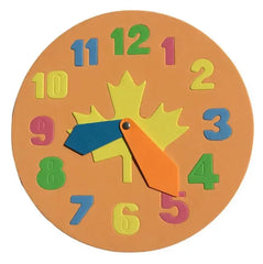 Jouet éducatif Montessori pour enfants, puzzle Tangram en bois, géométrie, horloge numérique, Gadgets, jouets assortis