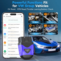 AUTOPHIX 3610 outil de Diagnostic Bluetooth pour VAG VW Audi Skoda SEAT 12V voitures système complet OBD2 Scanner lecteur de Code ABS SRS EPB
