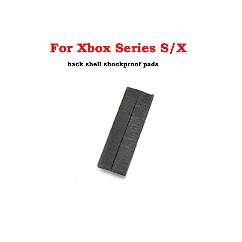 1 paire = 2 coussinets antichoc pour Xbox série X/S coque arrière LT RT tampons en caoutchouc pour Xbox One Slim Elite 2 manette de jeu amortisseurs Pad