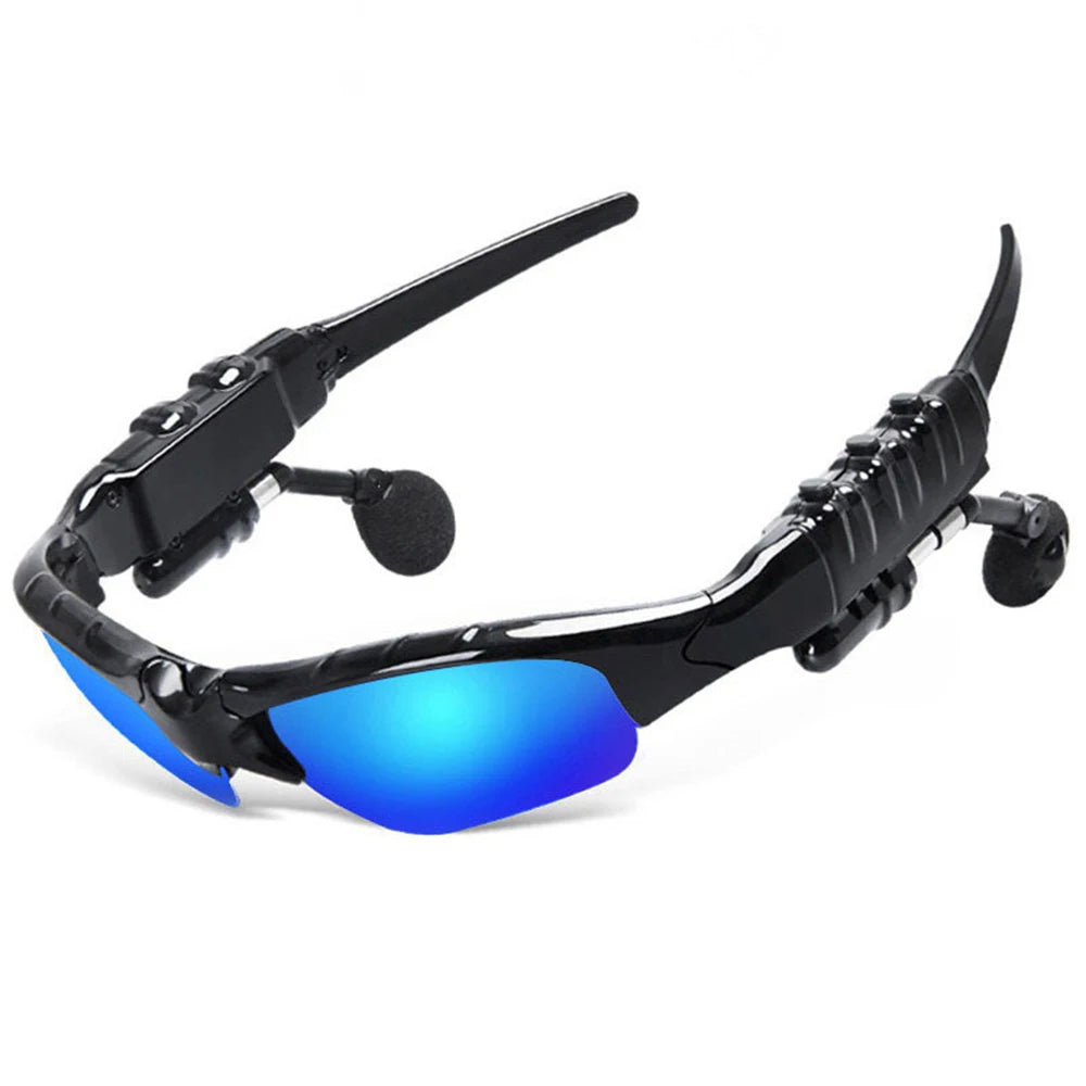 Sans fil Bluetooth 4.1 casque mode sport stéréo téléphone polarisé conduite lunettes de soleil équitation yeux lunettes casque