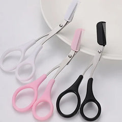 Tondeuse à sourcils ciseaux avec peigne épilation des cils du visage toilettage façonnage rasoir à sourcils accessoires de maquillage cosmétique nouveau