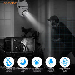 ICam365 APP caméra IP intelligente extérieure sécurité à domicile WIFI CCTV Surveillance avec Vision nocturne couleur sans fil HD Audio bidirectionnel 1080P