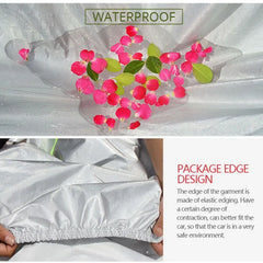 Full car cover, indoor and outdoor protection, sunshade, dustproof, UV-resistant, universal for sedans and SUVs