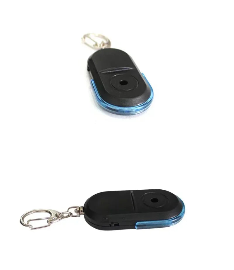 Smart Trouver Locator Anti-Lost Key Finder Porte-clés Sifflet Bip Sound Control LED Torche Portable Clé De Voiture Mini Finder