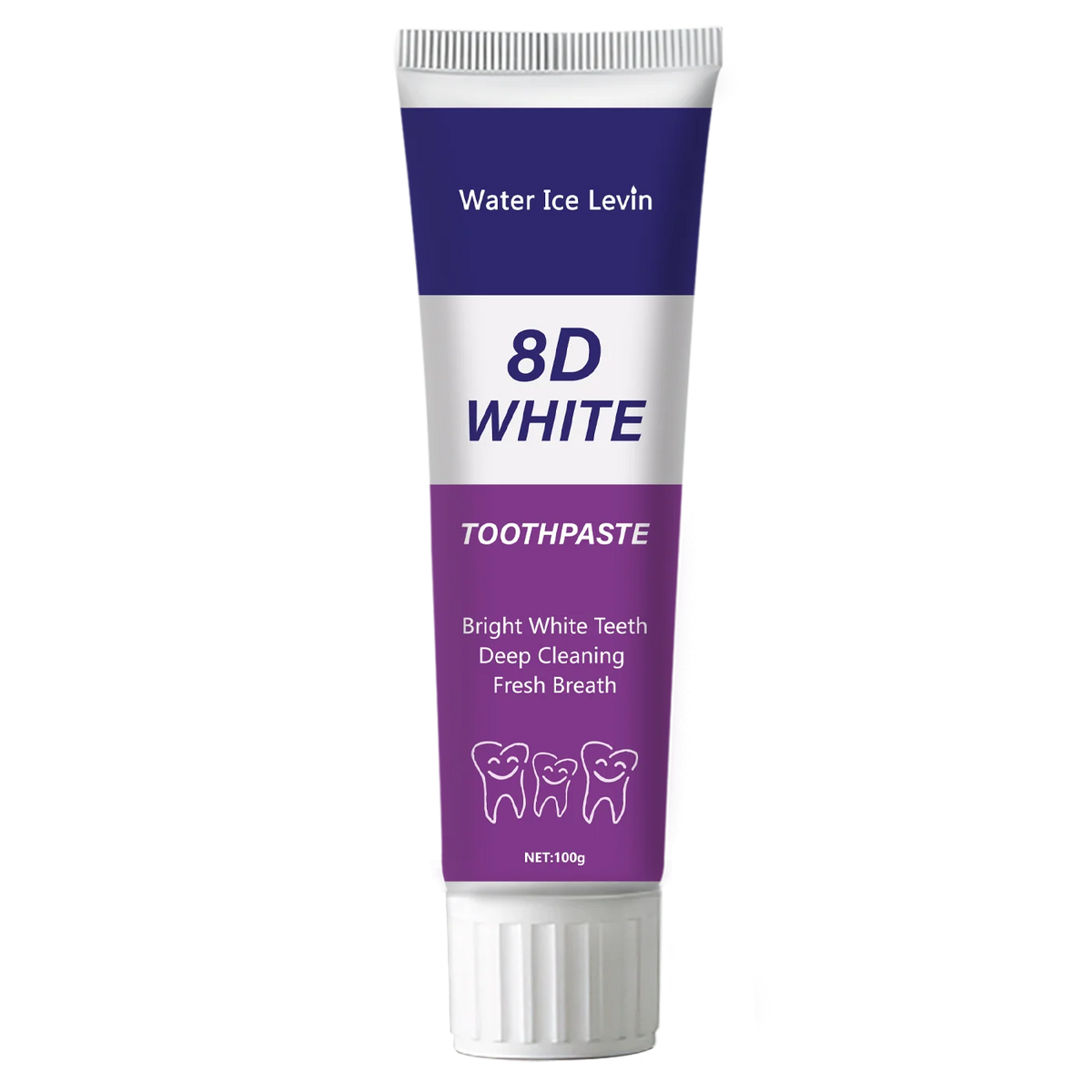 Dentifrice de neige 8D, nettoyage en profondeur, contient des extraits naturels des plantes, rafraîchit l'haleine, formule qui améliore la confiance, convient aux adultes et aux adolescents, améliore la confiance avec ses