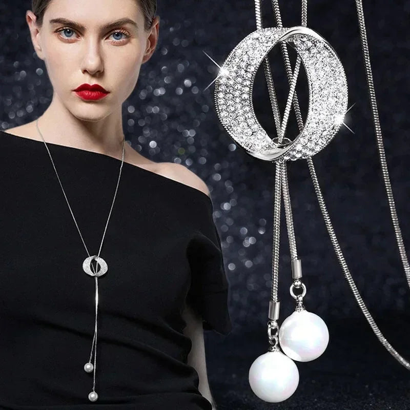 Colliers longs avec pendentif trapézoïdal en pierre semi-précieuse pour femmes, Vintage carré géométrique, cadeaux féminins, bijoux, nouvelle collection 2025