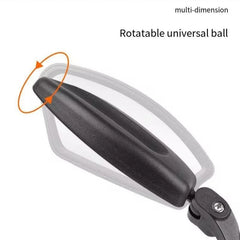 Rétroviseur de vélo VTT HD réflexion miroir batterie vélo réglable miroir accessoires d'équitation en plein air