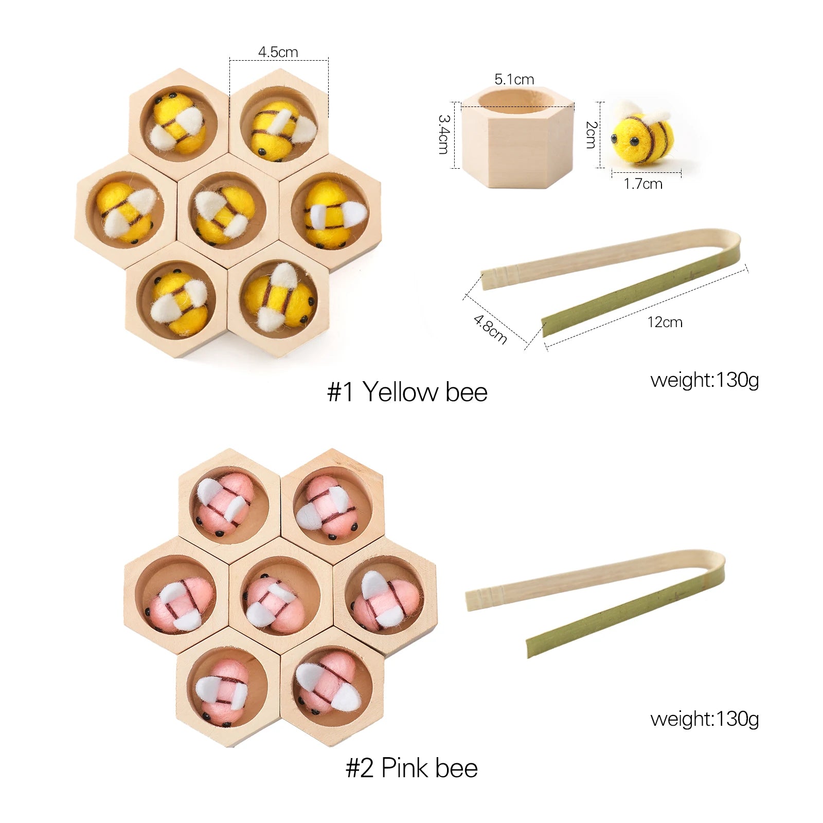 Puzzle en bois abeille jouets Montessori jouets pour bébé motricité Fine jouet bébé 0 12 mois jeux assortis jouets éducatifs précoces cadeau