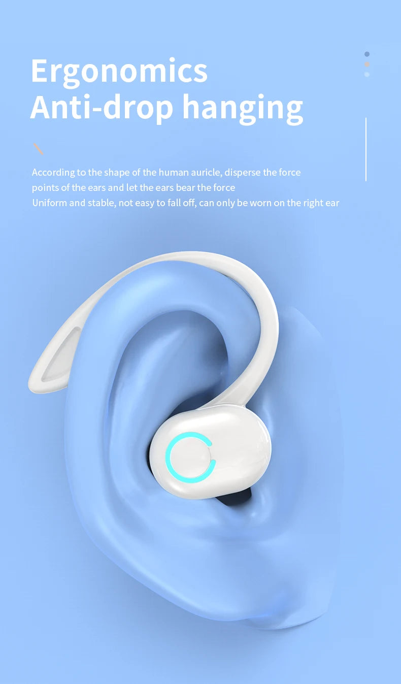 Écouteurs sans fil Bluetooth 5.0, oreillettes intra-auriculaires simples, étanches, TWS, mains libres, pour sport