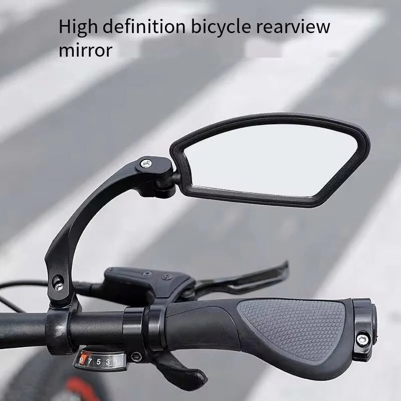 Rétroviseur de vélo VTT HD réflexion miroir batterie vélo réglable miroir accessoires d'équitation en plein air