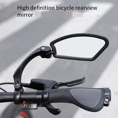 Rétroviseur de vélo VTT HD réflexion miroir batterie vélo réglable miroir accessoires d'équitation en plein air