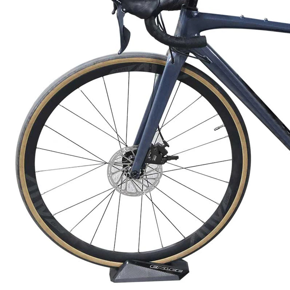 Bicycle front wheel riser for nighttime training, night bike stand, bike stabilizer, bike trainer