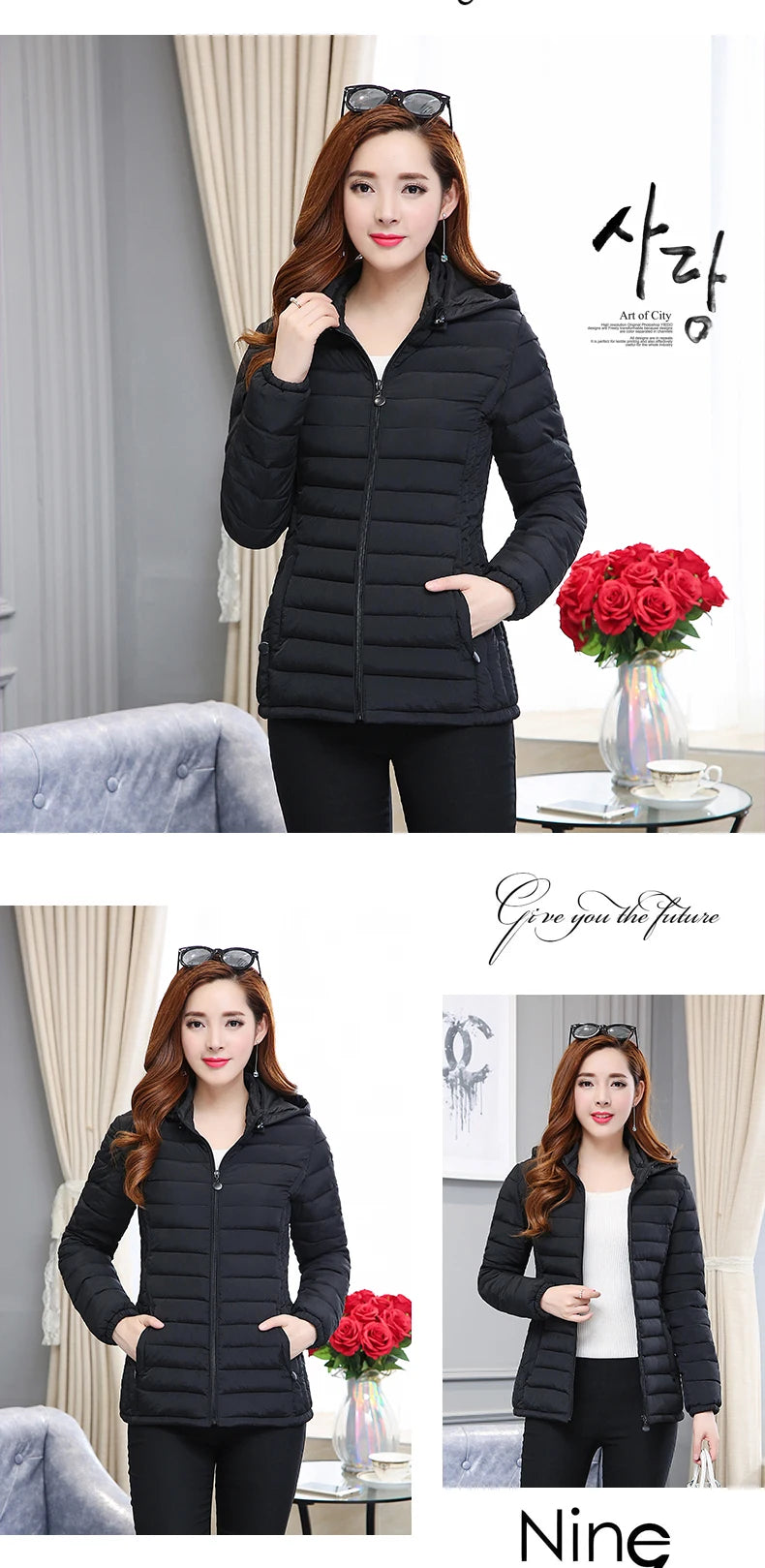 2025 nouvelle veste d'hiver de haute qualité pardessus stand-callor manteau femmes mode vestes hiver chaud femme vêtements décontracté Parkas