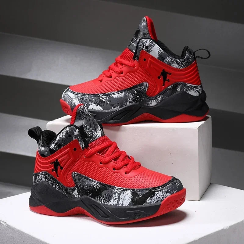 2025 chaussures de Basket-ball pour enfants baskets nouveaux garçons marque semelle épaisse antidérapant enfants chaussures de sport enfant garçon Basket formateur chaussures