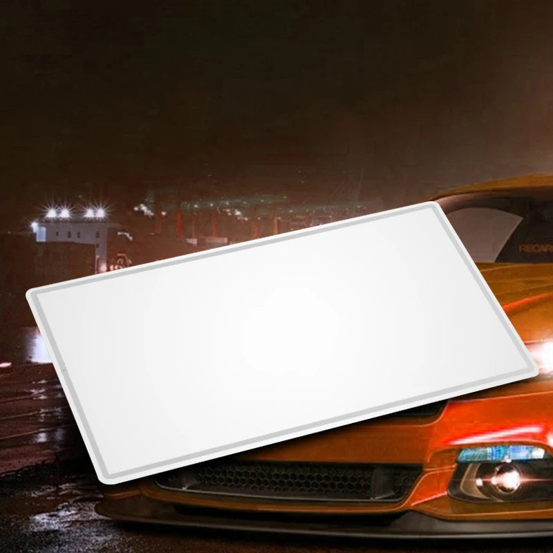 Miroir de maquillage de voiture en acier inoxydable, Portable, pare-soleil automatique, miroirs HD, miroir intérieur de voiture, style universel