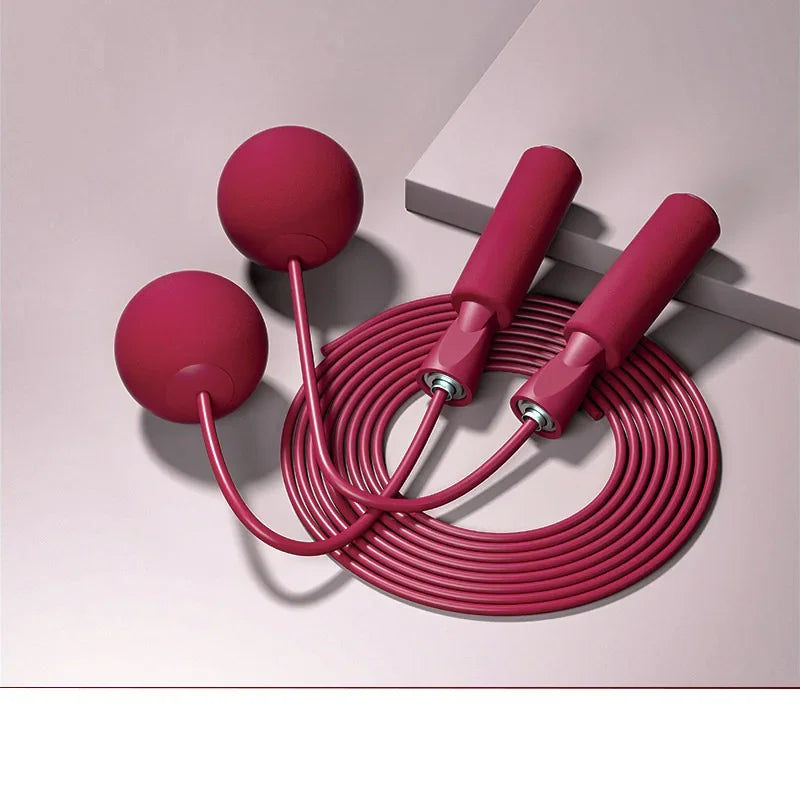 Avec balle lourde corde à sauter sans fil Yoga boxe sport et Fitness entraînement aérobic corde à sauter rapide Portable pour femme, homme