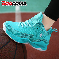 Chaussures de Basket-ball pour enfants, baskets d'extérieur antidérapantes, de sport, de course, d'entraînement, de marche