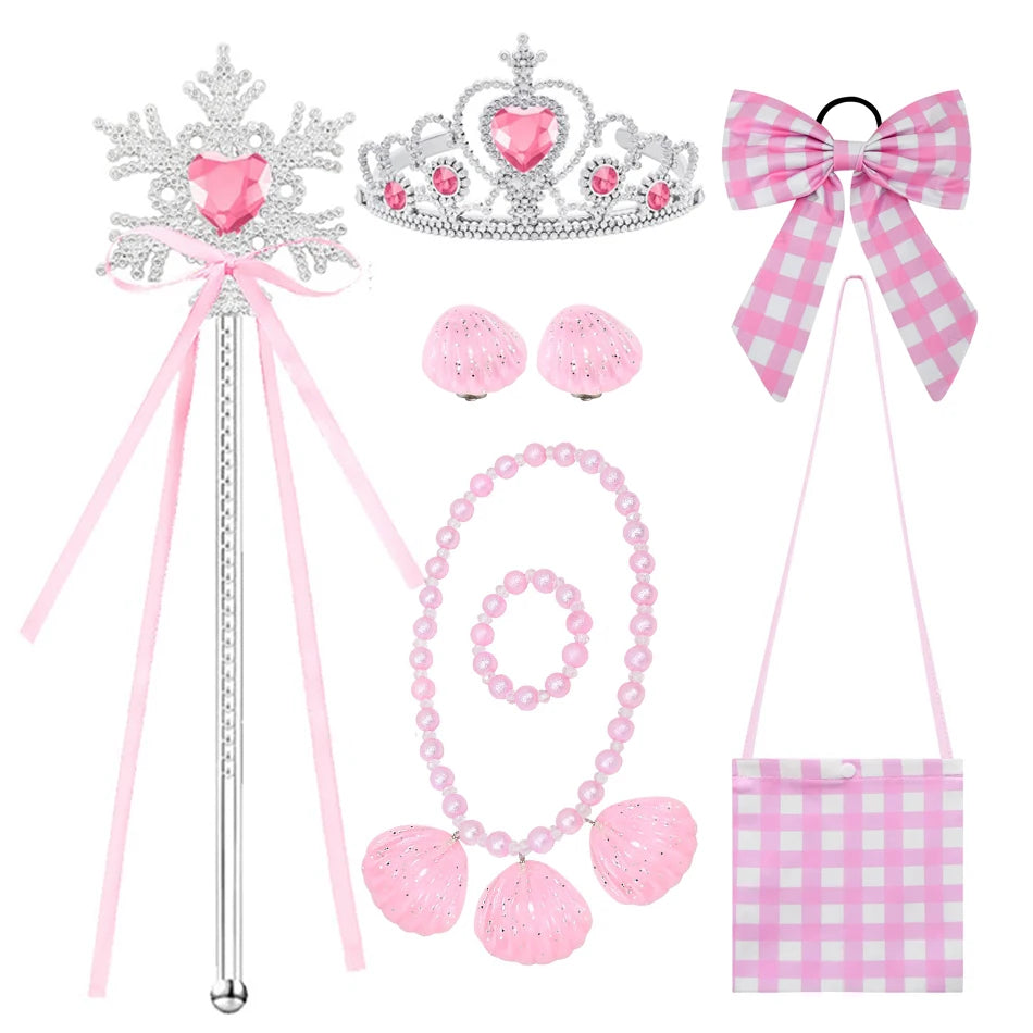 Robe de Costume à carreaux pour filles, pour anniversaire, Halloween, vêtements pour enfants, robes de fête, princesse Cosplay