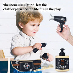 Jouets de coiffure pour enfants, ensemble de rasage pour Salon de coiffure, ensemble de maquillage à la mode, jouet pour fête d'anniversaire, jeu d'habillage, cadeau