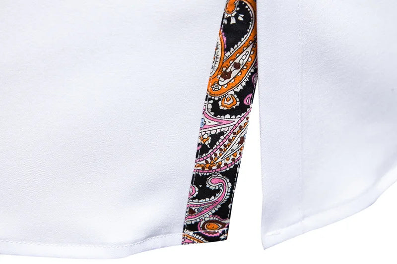 Chemise homme avec col chemises blanches homme manches longues chemises homme polos pour hommes marques célèbres Camisa Social Masculina