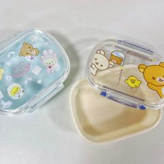Rilakkumas Bento boîte à déjeuner enfants école mignon Relax ours conteneurs de stockage des aliments femmes bureau pique-nique fruits bac à légumes étuis cadeau nouveau