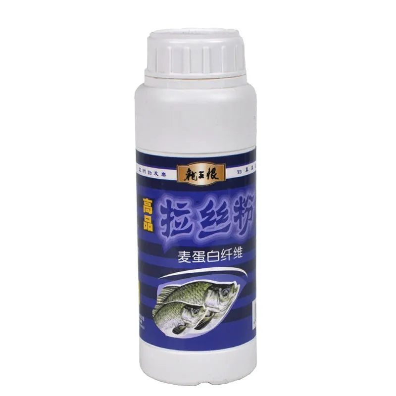 Fil de poudre à dessin de protéines de blé pur, en bouteille, appât à Filament épais, viscosité, bon état, 250G