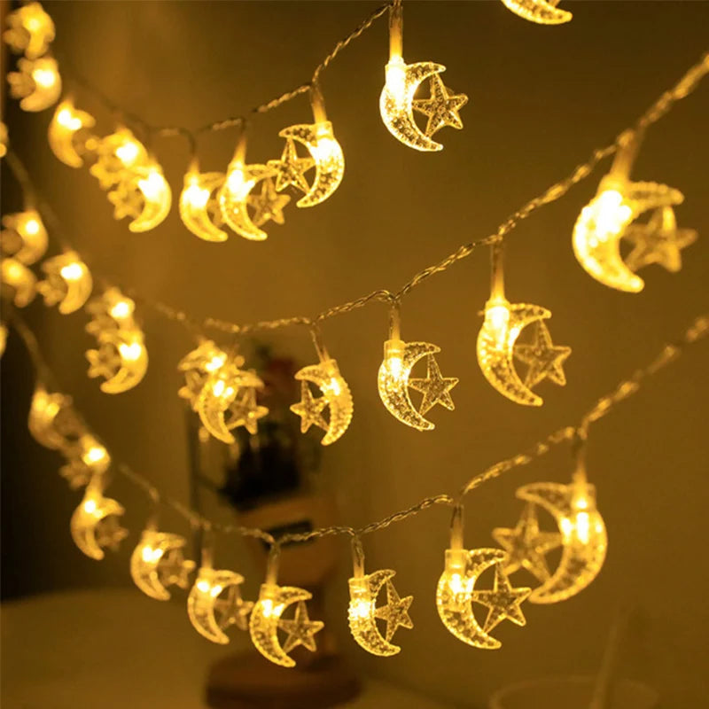 Ramadan decoration: birch tree with LED lights, tabletop tree decorations, Eid Mubarak illuminated tree, Ramadan Kareem party lights