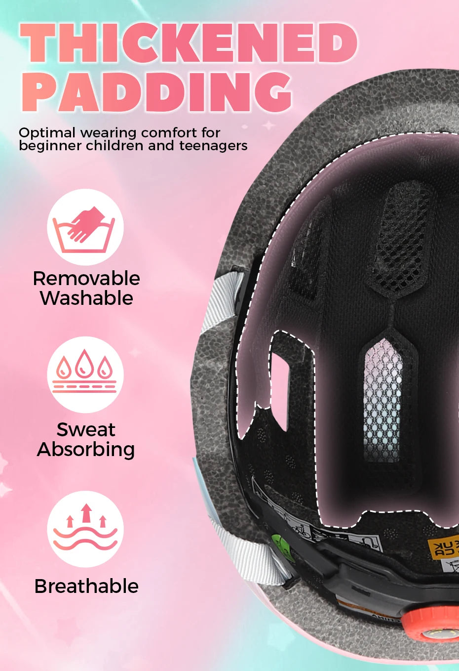Casque Enfants Vélo Sécurité Cyclisme Garçons Filles Sports de plein air Casquette de protection VTT Draisienne Rollers Casques