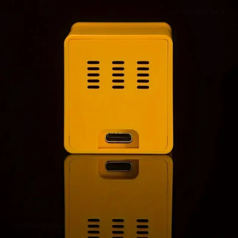 Petit réveil portable intelligent WiFi, station météo, affichage de la température et de l'humidité, horloge, décoration de bureau