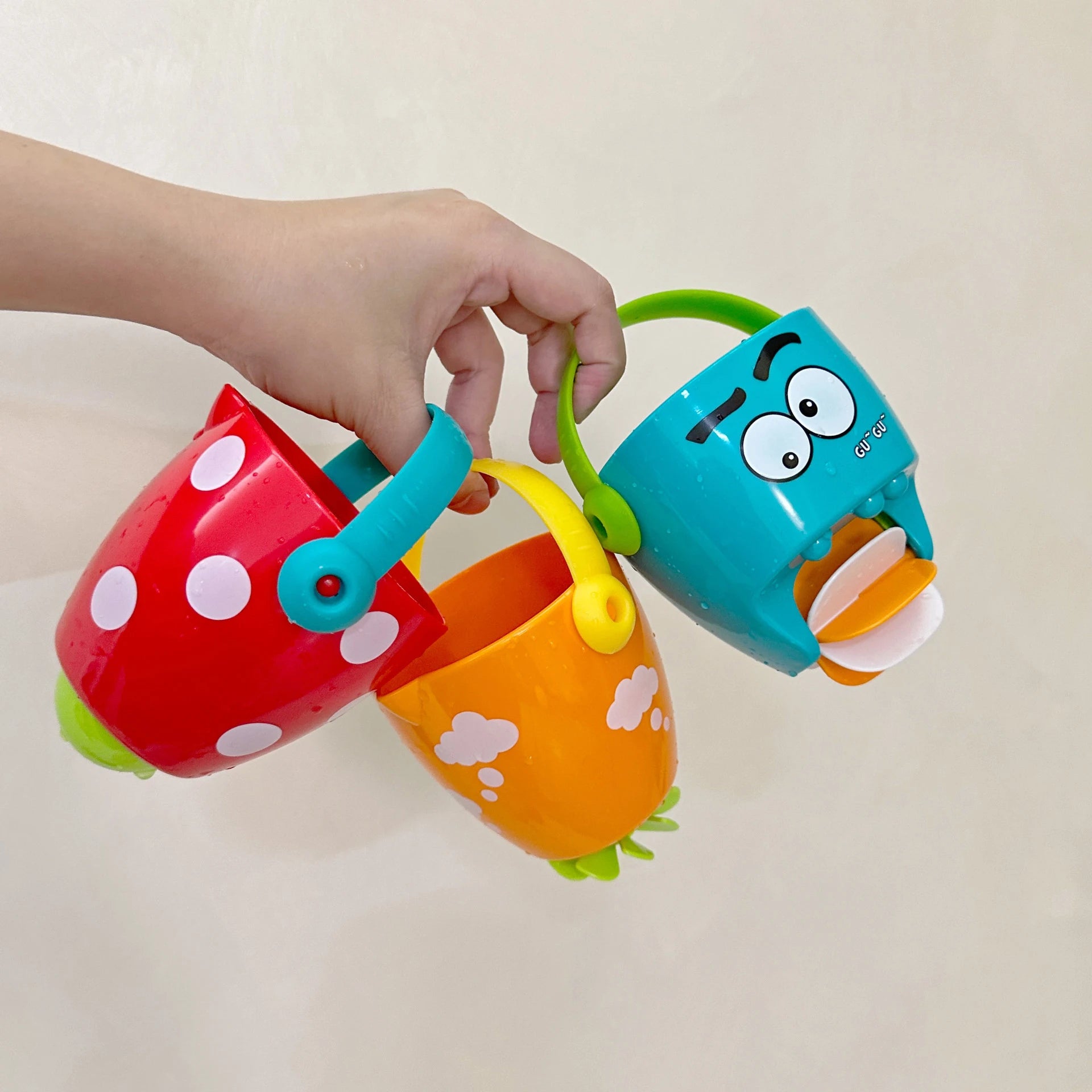 Jouets de bain de douche de bébé, baignoire de bébé, mini jouets de plage étanches E27, jeu de douche d'arrosage, cadeaux de normalisation de l'eau pour les tout-petits