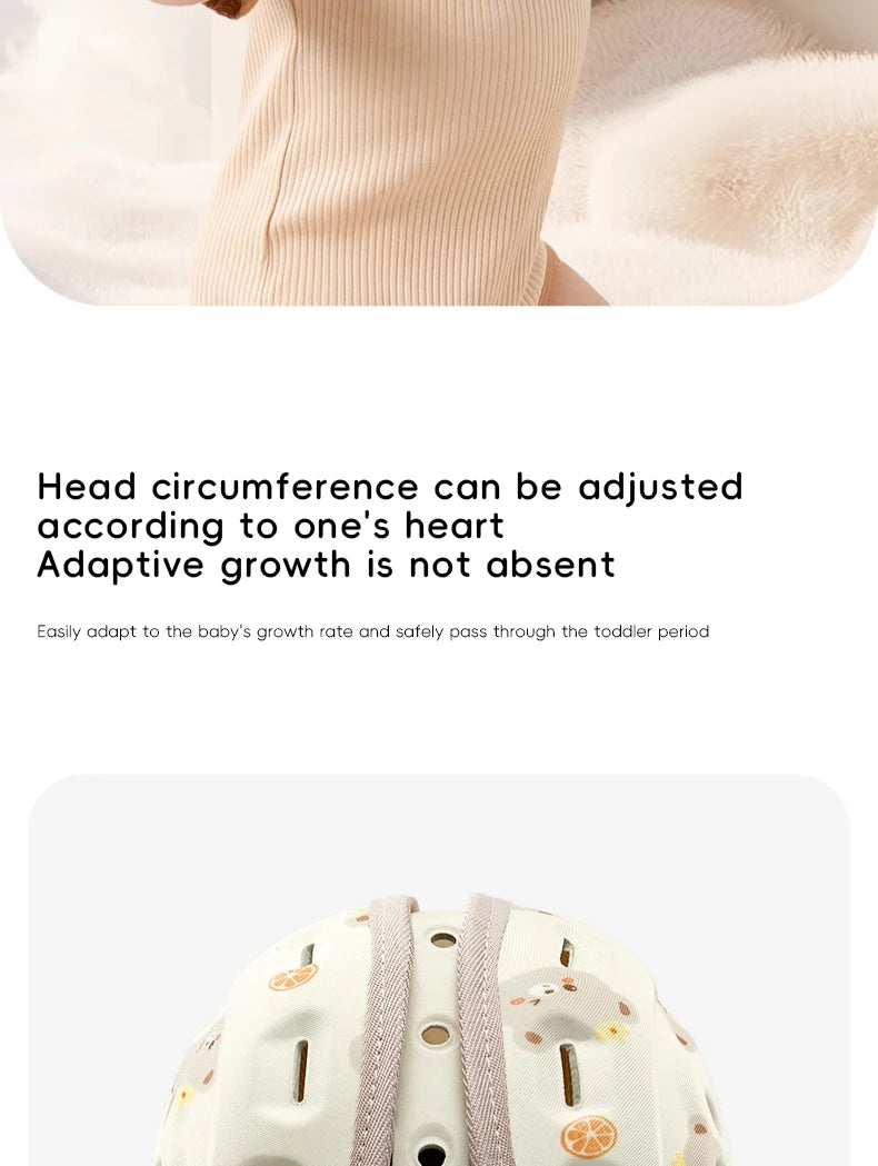 Chapeau de casque pour bébé, léger, Anti-Collision, Anti-chute, protection de marche rampante, chapeaux de protection de tête réglables pour nourrissons et enfants