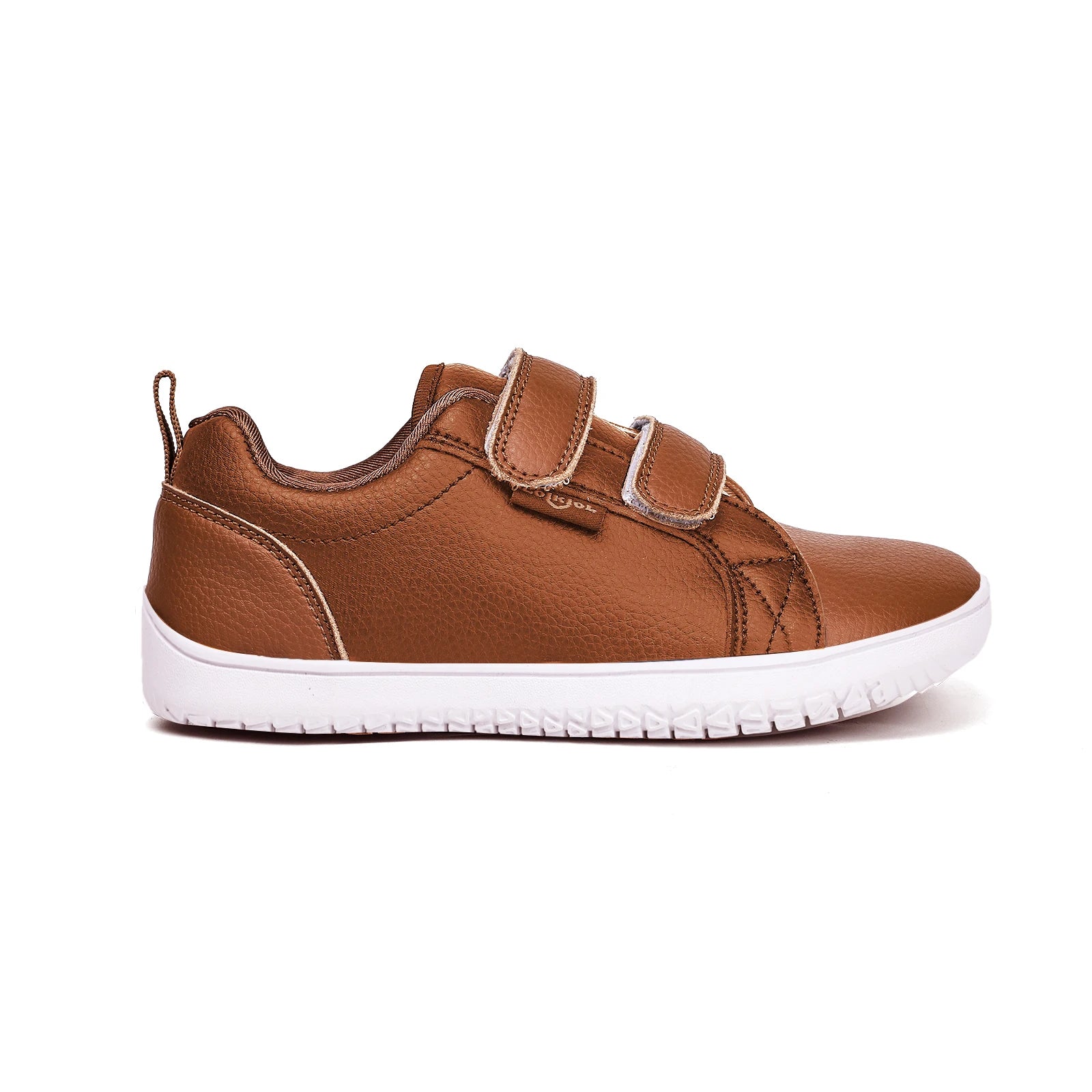 Chaussures Pieds Nus en Cuir Artificiel pour Garçon et Fille, Baskets Légères, Larges, Minimalistes, à la Mode, avec Boucle à Crochet, Plates de Marche