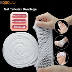 Bandage tubulaire en filet élastique, fixation de gaze, extensible et respirant, retenue pour pansement, poignet, coude, genou, cheville, adulte, 1 rouleau