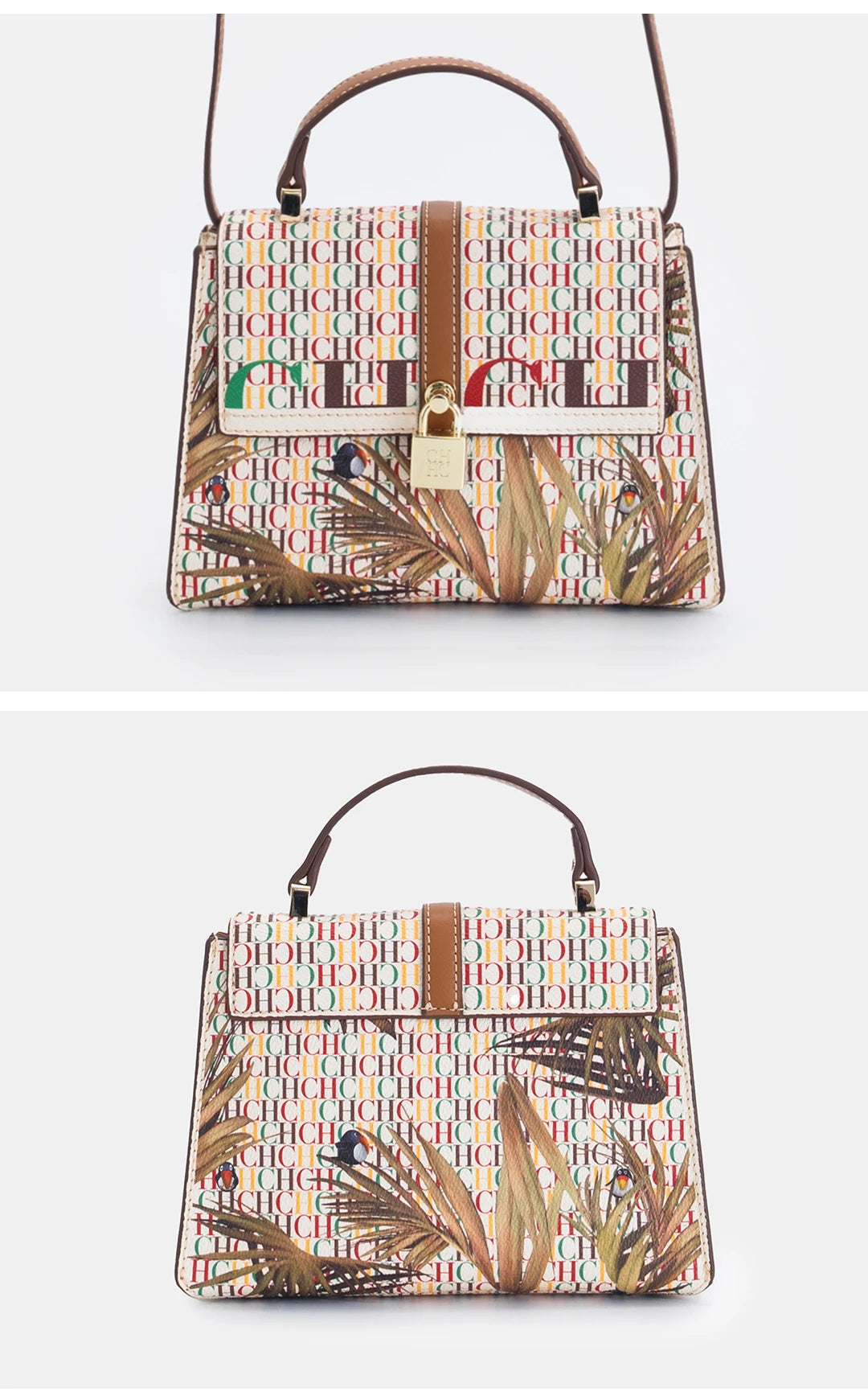 Exquisite and fashionable handbag, lightweight niche, luxury brand with lock, new casual shoulder bag for women 