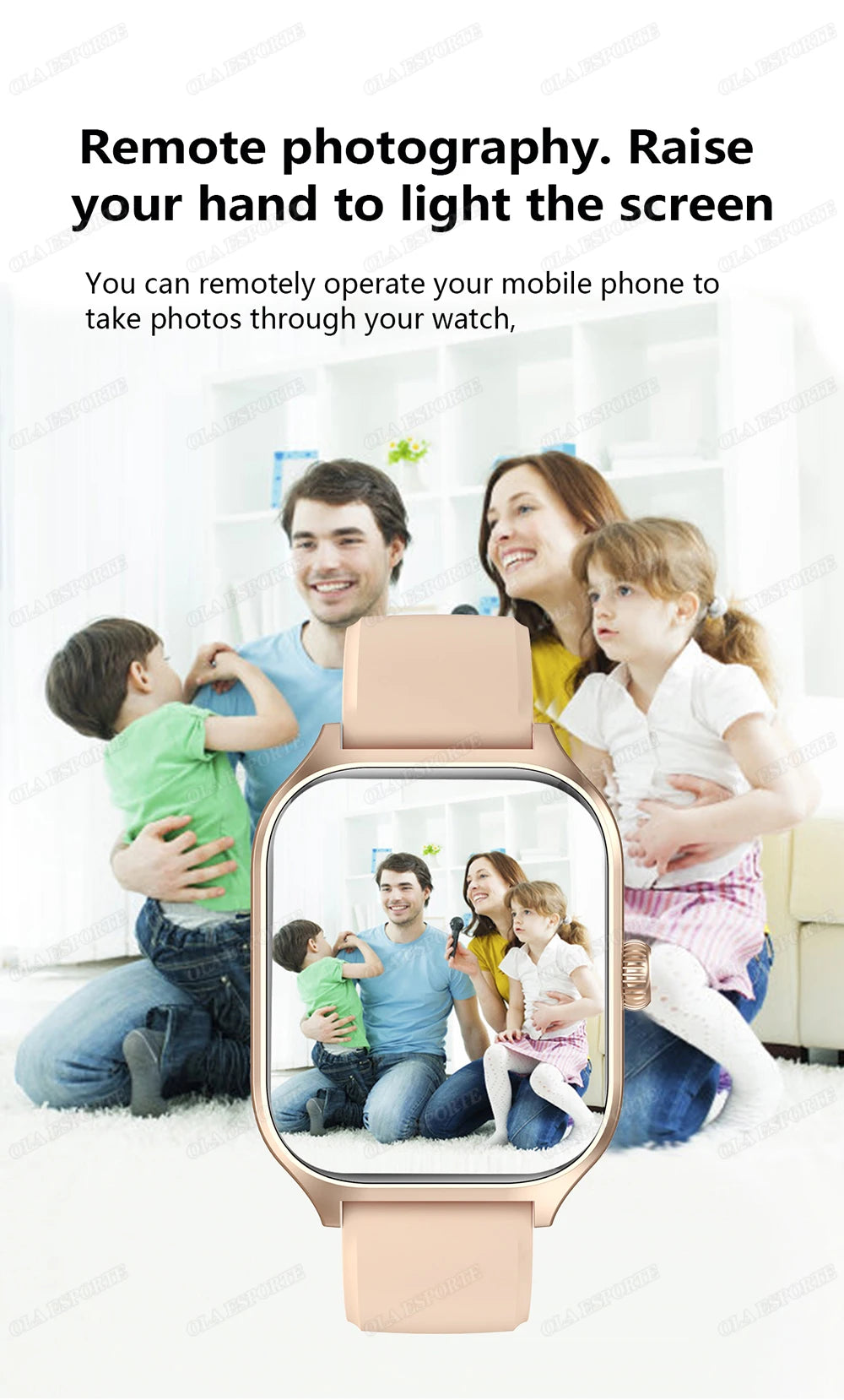 Nouvelle montre intelligente 2.01 pouces HD affichage réponse faire appel Message vue Modes de Sport bricolage cadran prévisions météorologiques pour hommes femmes