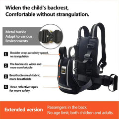 Ceinture de sécurité moto pour enfants, harnais réglable pour enfants, Anti-chute, ceinture de sécurité pour bébé, ceinture de sécurité pour moto et vélo