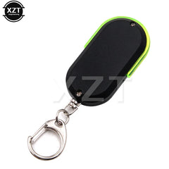 Voiture intelligente Anti-perte alarme portefeuille téléphone clé localisateur porte-clés sifflet son avec lumière LED Mini Anti perte clé détecteur capteur