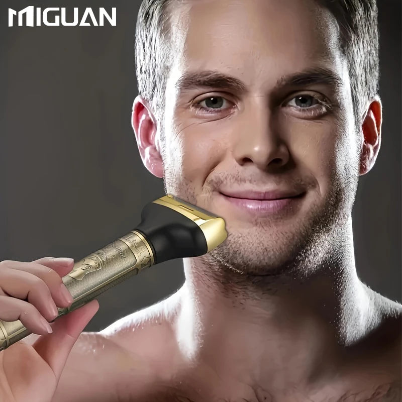 Professional 3-in-1 grooming kit for men: trim, shave, and style with a cordless electric razor