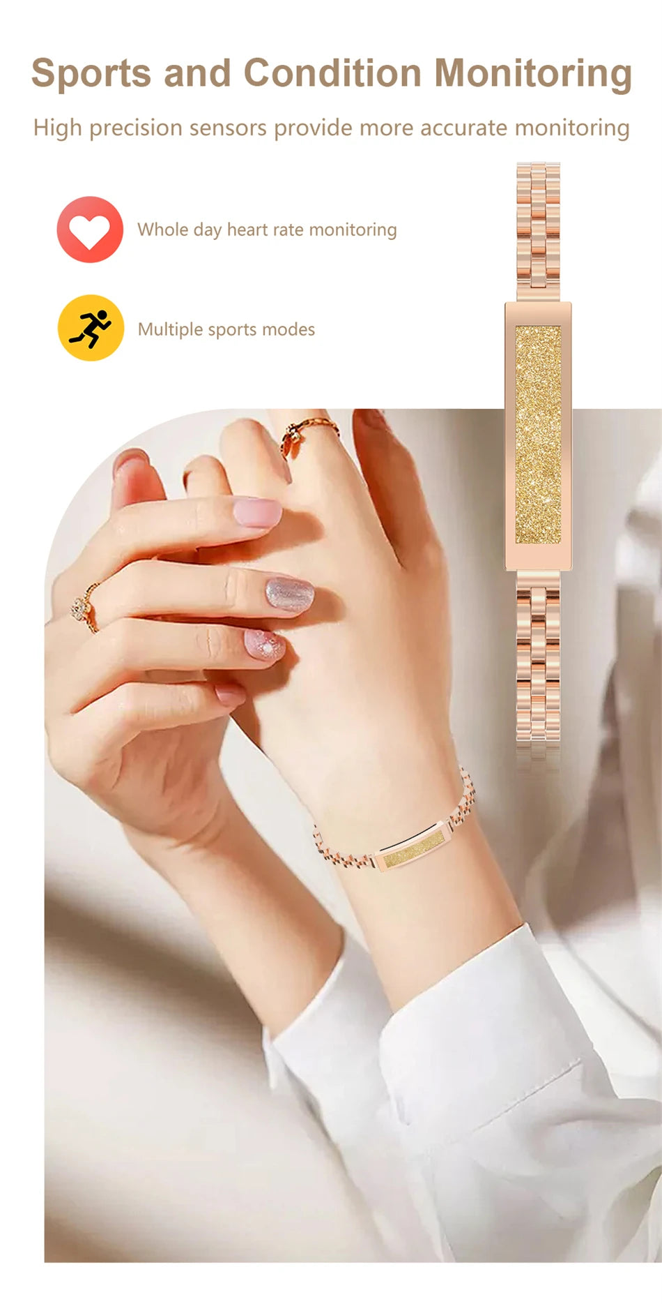 2025 nouvelle montre intelligente podomètre santé Bracelet intelligent femmes hommes sport Fitness étanche fréquence cardiaque surveillance du sommeil bracelets