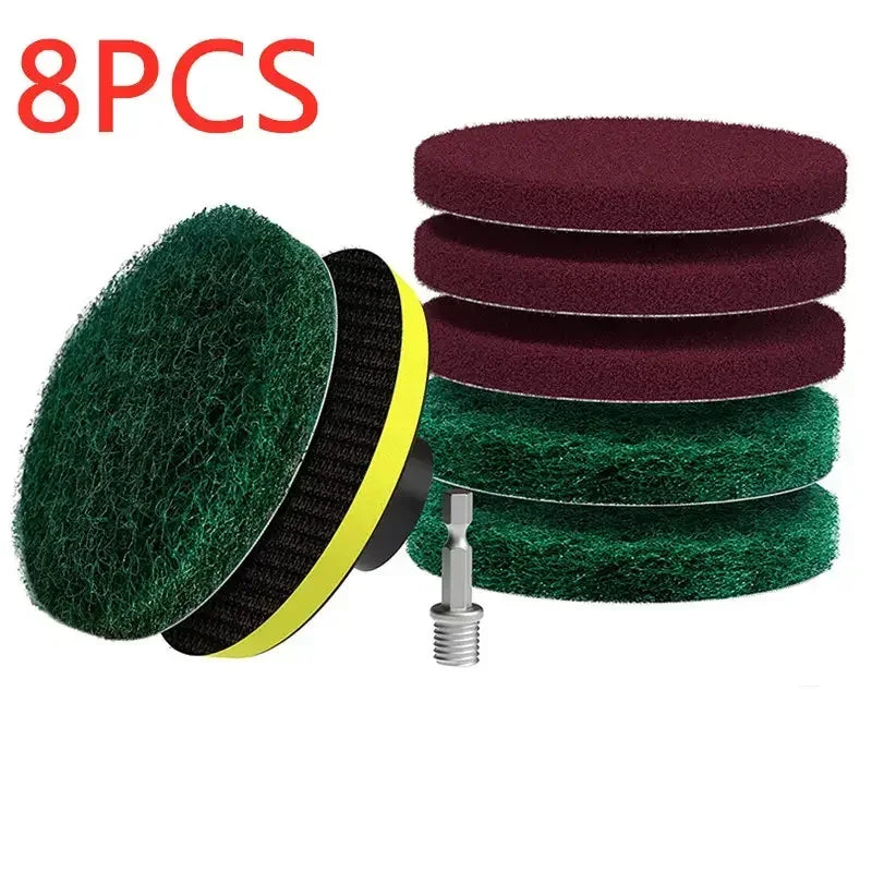 Kit de brosse de forage électrique, brosse de nettoyage électrique, outil pour carrelage de voiture, brosse de salle de bains, salle de bains, cuisine, brosses à récurer en plastique
