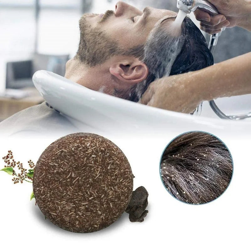 Polygonum savon cheveux assombrissant shampooing barre femmes hommes cheveux solide gingembre shampooing savon blanchissant différents Styles de barre de savon cheveux