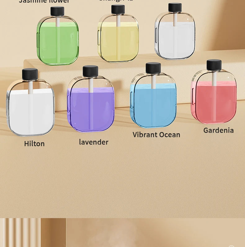 Aromatherapy diffuser, automatic fragrance sprayer for home, bedroom, and bathroom. Air freshener spray.